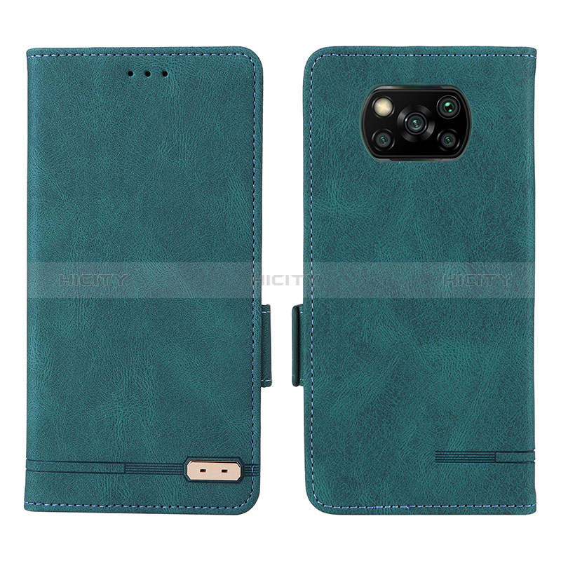 Custodia Portafoglio In Pelle Cover con Supporto L07Z per Xiaomi Poco X3 NFC