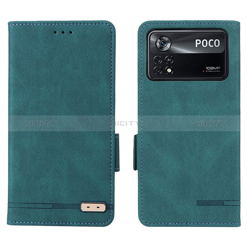 Custodia Portafoglio In Pelle Cover con Supporto L07Z per Xiaomi Poco X4 Pro 5G