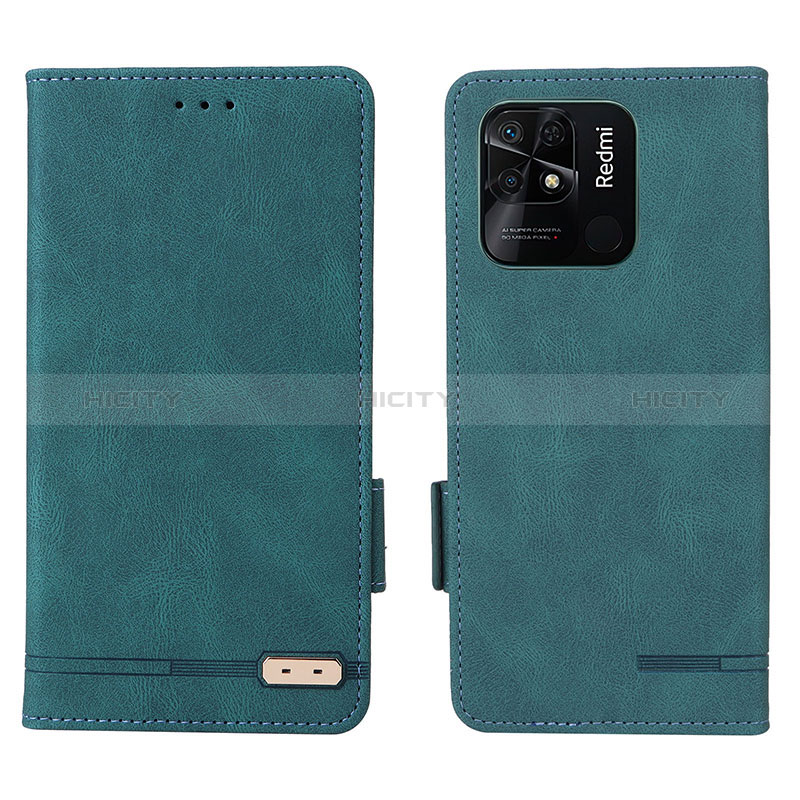 Custodia Portafoglio In Pelle Cover con Supporto L07Z per Xiaomi Redmi 10 India