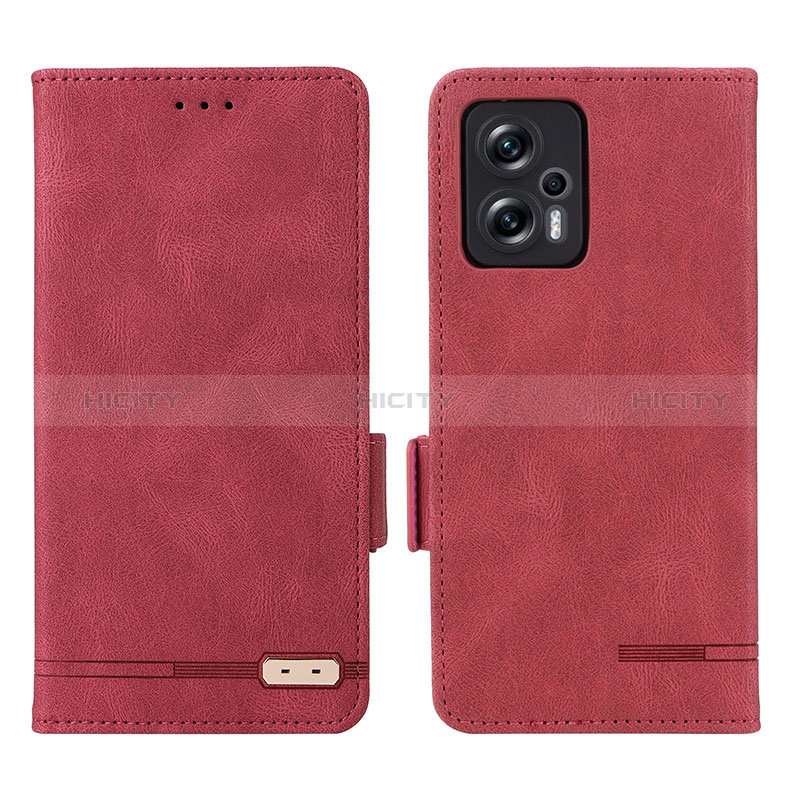 Custodia Portafoglio In Pelle Cover con Supporto L07Z per Xiaomi Redmi Note 12T Pro 5G