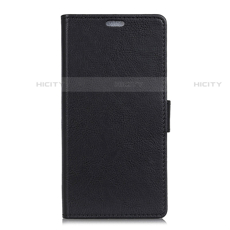 Custodia Portafoglio In Pelle Cover con Supporto L08 per Asus Zenfone Max ZB555KL Nero