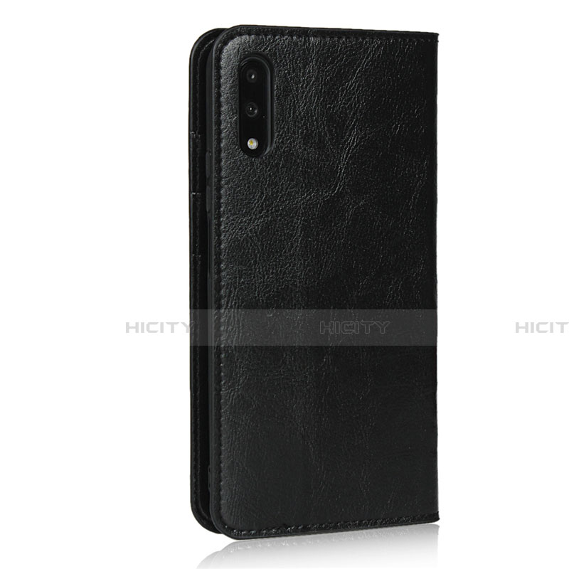 Custodia Portafoglio In Pelle Cover con Supporto L08 per Huawei Honor 9X Nero