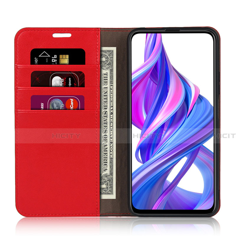 Custodia Portafoglio In Pelle Cover con Supporto L08 per Huawei Y9 Prime (2019)