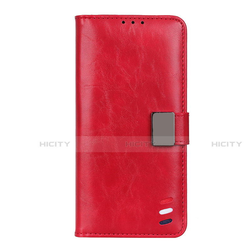 Custodia Portafoglio In Pelle Cover con Supporto L08 per Realme 7 Rosso