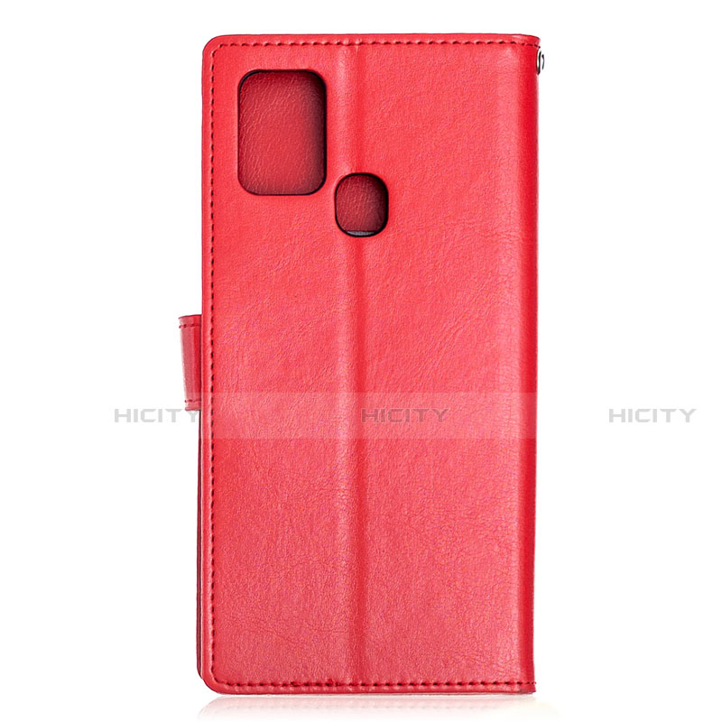 Custodia Portafoglio In Pelle Cover con Supporto L08 per Samsung Galaxy A21s