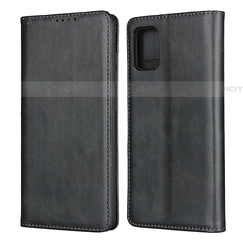 Custodia Portafoglio In Pelle Cover con Supporto L08 per Samsung Galaxy A51 5G Nero