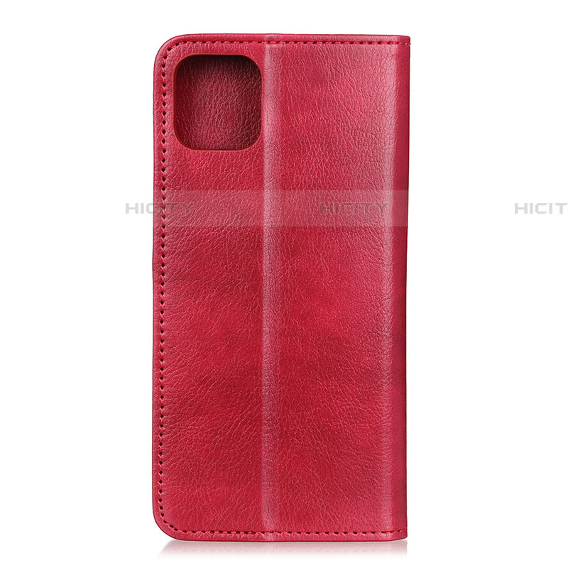 Custodia Portafoglio In Pelle Cover con Supporto L08 per Samsung Galaxy A71 5G Rosso