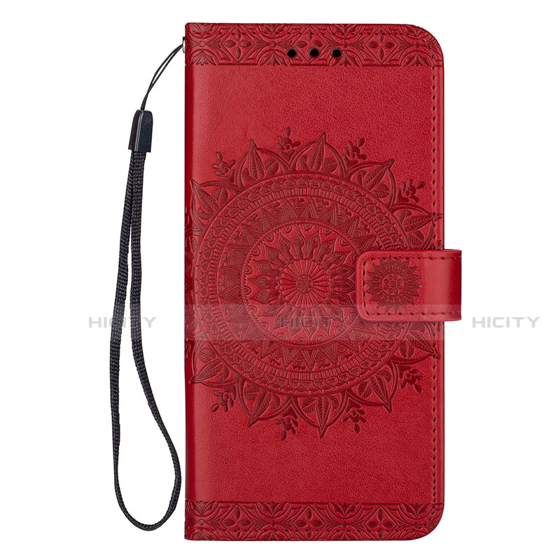 Custodia Portafoglio In Pelle Cover con Supporto L08 per Samsung Galaxy S20 Plus 5G Rosso