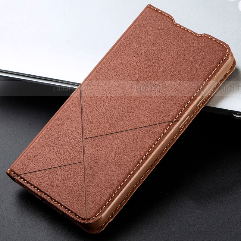 Custodia Portafoglio In Pelle Cover con Supporto L08 per Xiaomi Redmi 8 Marrone