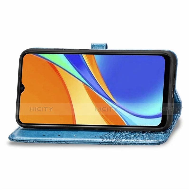 Custodia Portafoglio In Pelle Cover con Supporto L08 per Xiaomi Redmi 9C NFC