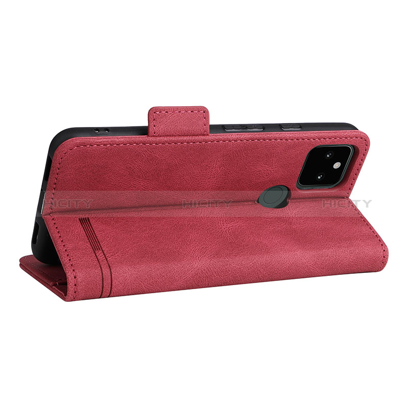 Custodia Portafoglio In Pelle Cover con Supporto L08Z per Google Pixel 5a 5G