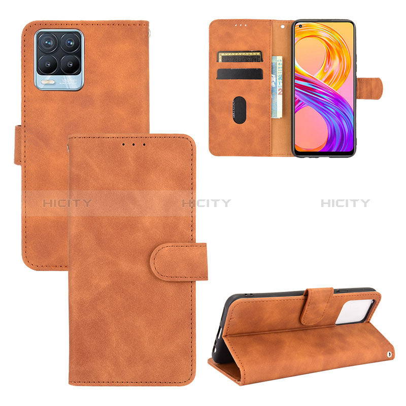 Custodia Portafoglio In Pelle Cover con Supporto L08Z per Realme 8 4G