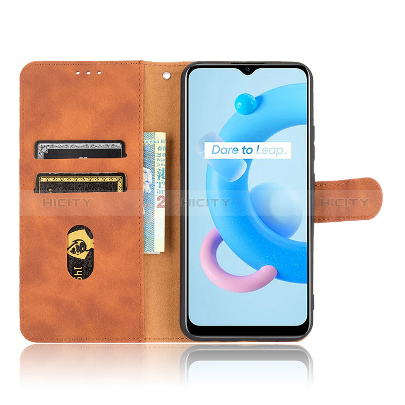 Custodia Portafoglio In Pelle Cover con Supporto L08Z per Realme C11 (2021)