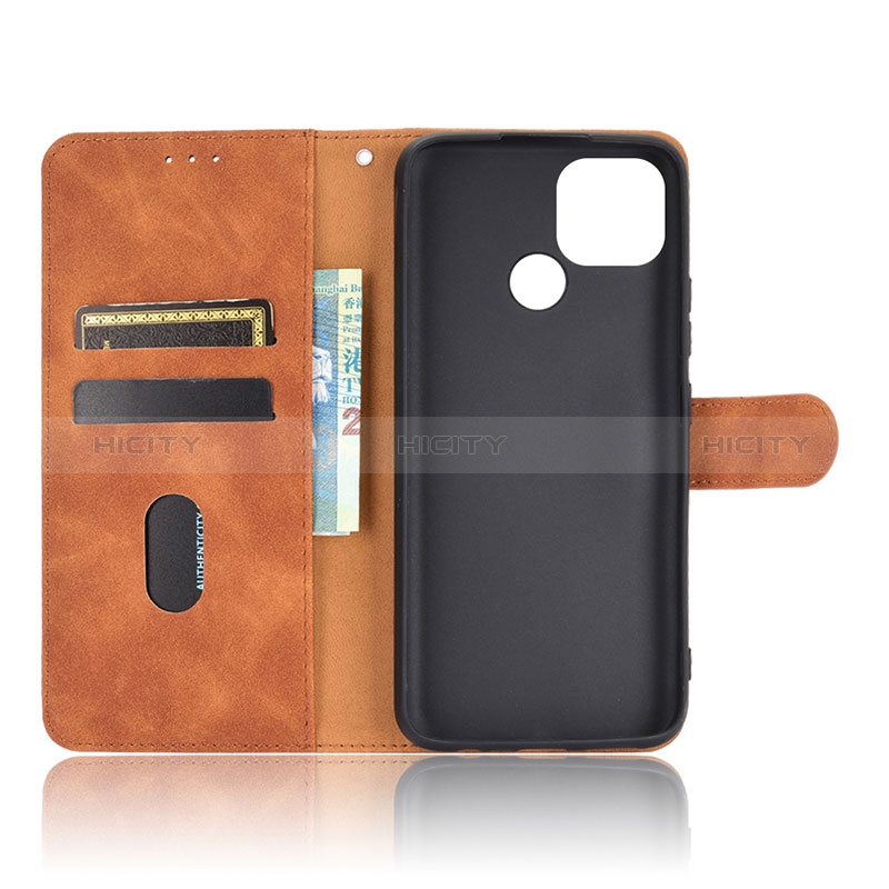 Custodia Portafoglio In Pelle Cover con Supporto L08Z per Realme C25