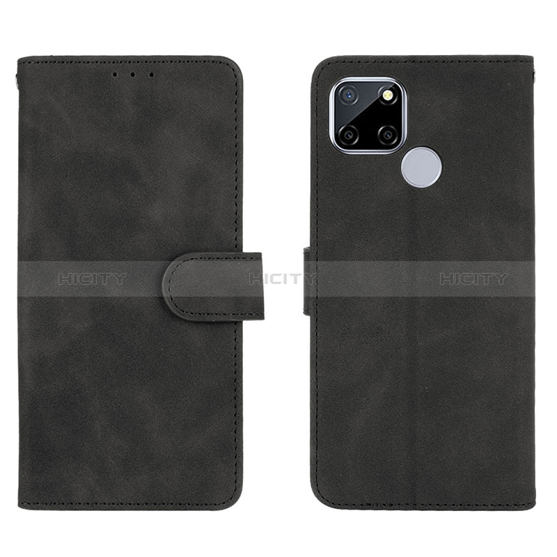 Custodia Portafoglio In Pelle Cover con Supporto L08Z per Realme C25S Nero