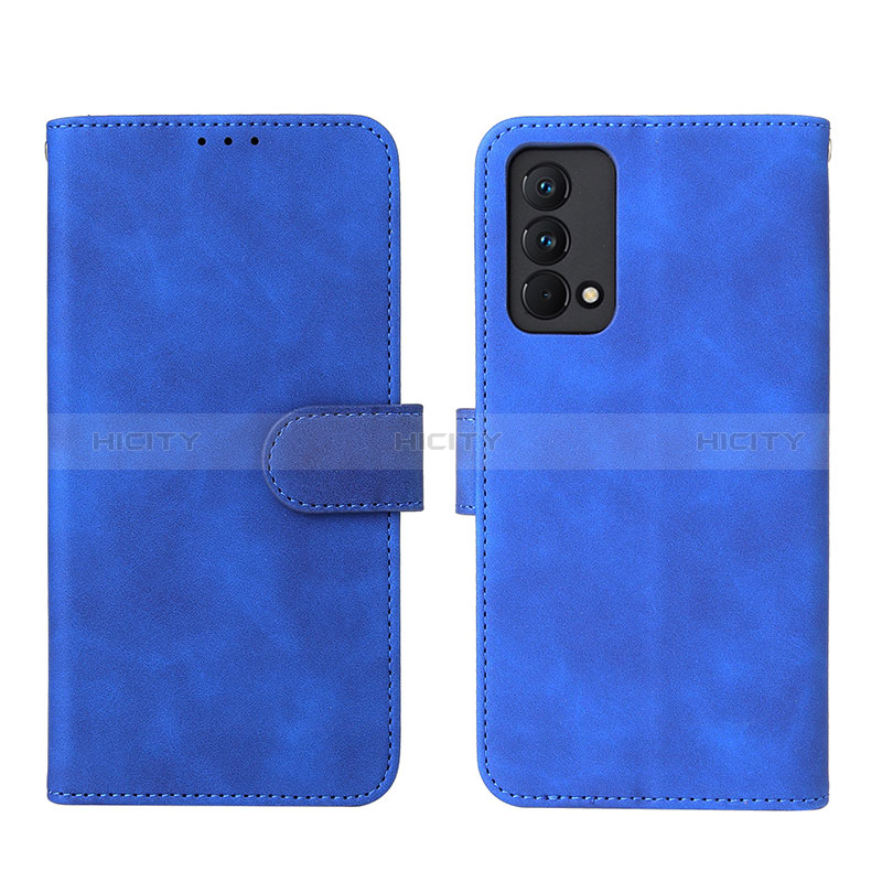 Custodia Portafoglio In Pelle Cover con Supporto L08Z per Realme GT Master 5G Blu