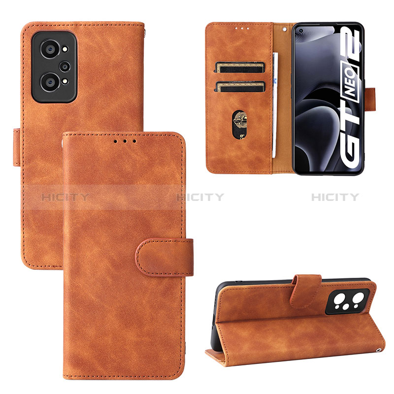 Custodia Portafoglio In Pelle Cover con Supporto L08Z per Realme GT2 5G