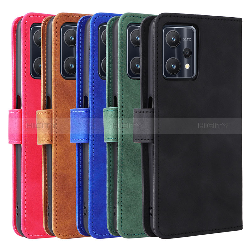 Custodia Portafoglio In Pelle Cover con Supporto L08Z per Realme V25 5G