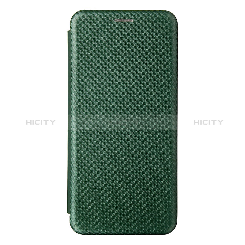 Custodia Portafoglio In Pelle Cover con Supporto L08Z per Samsung Galaxy A12 Verde