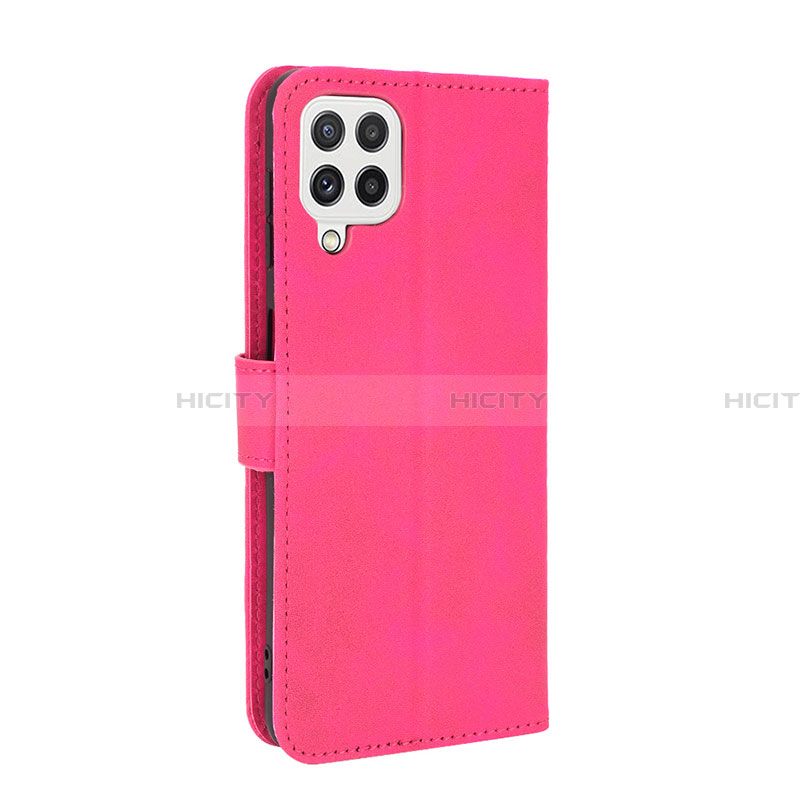 Custodia Portafoglio In Pelle Cover con Supporto L08Z per Samsung Galaxy A22 4G Rosa Caldo