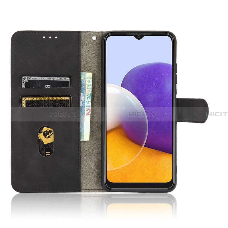 Custodia Portafoglio In Pelle Cover con Supporto L08Z per Samsung Galaxy A22 5G