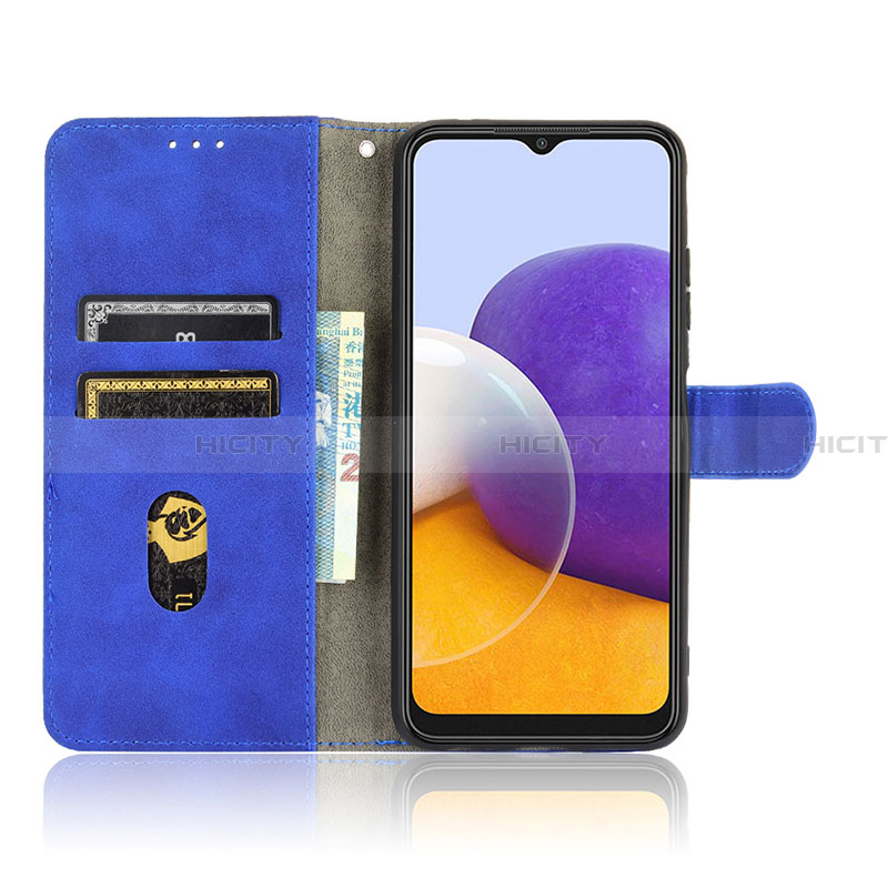 Custodia Portafoglio In Pelle Cover con Supporto L08Z per Samsung Galaxy A22 5G