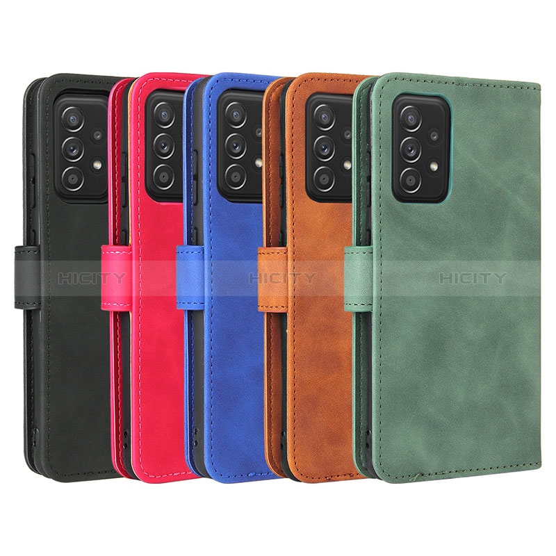 Custodia Portafoglio In Pelle Cover con Supporto L08Z per Samsung Galaxy A52s 5G