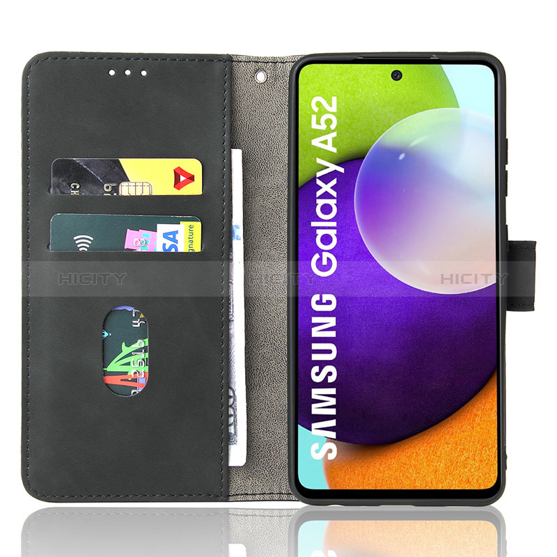 Custodia Portafoglio In Pelle Cover con Supporto L08Z per Samsung Galaxy A52s 5G