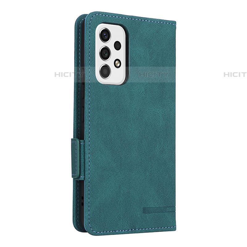 Custodia Portafoglio In Pelle Cover con Supporto L08Z per Samsung Galaxy A53 5G Verde