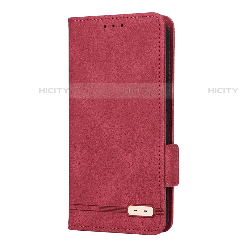 Custodia Portafoglio In Pelle Cover con Supporto L08Z per Samsung Galaxy S22 Plus 5G Rosso