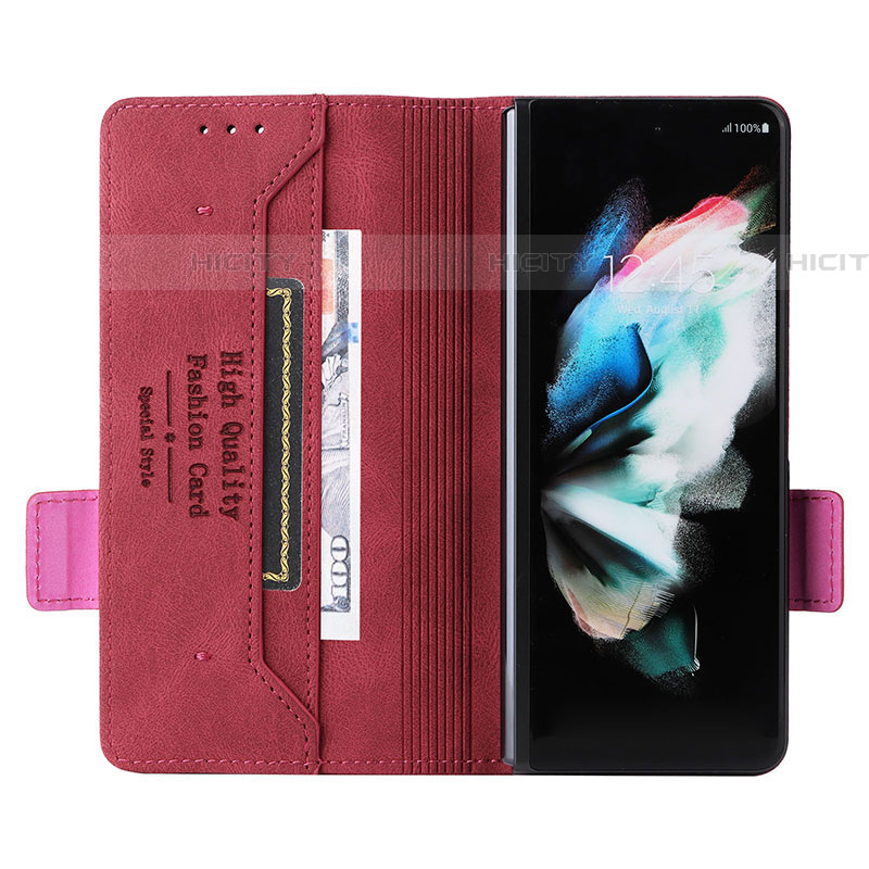 Custodia Portafoglio In Pelle Cover con Supporto L08Z per Samsung Galaxy Z Fold4 5G