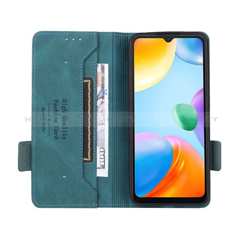 Custodia Portafoglio In Pelle Cover con Supporto L08Z per Xiaomi Redmi 10 India