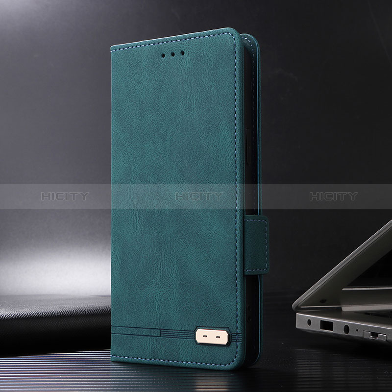 Custodia Portafoglio In Pelle Cover con Supporto L08Z per Xiaomi Redmi Note 11 4G (2021) Verde