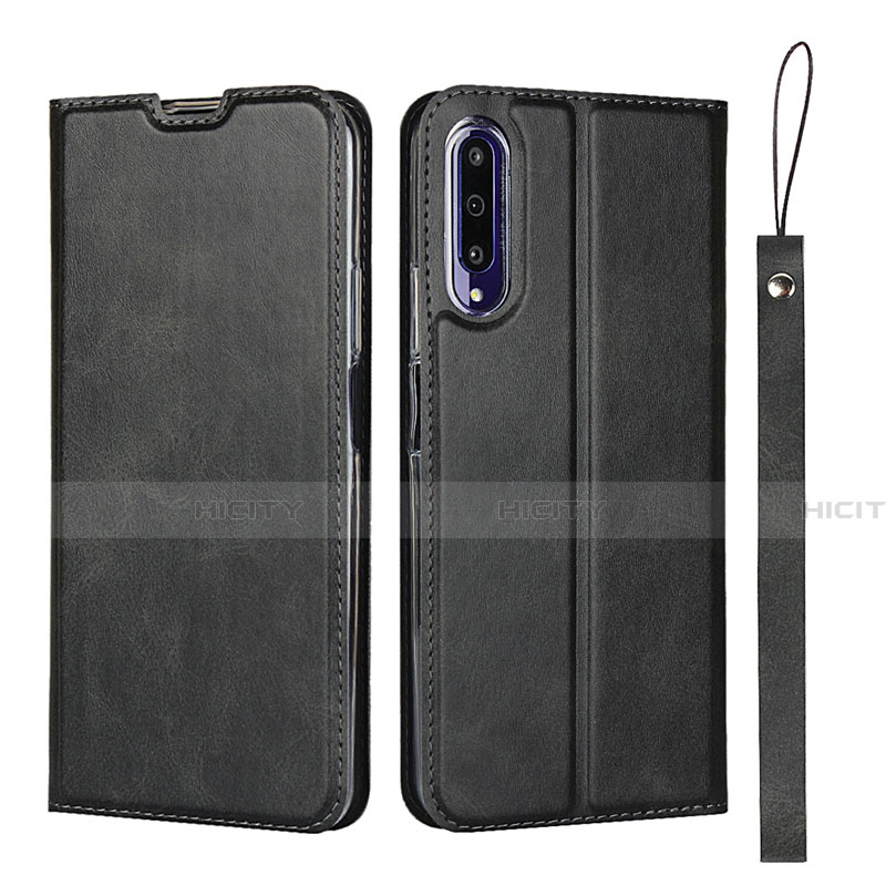 Custodia Portafoglio In Pelle Cover con Supporto L09 per Huawei Honor 9X Pro Nero