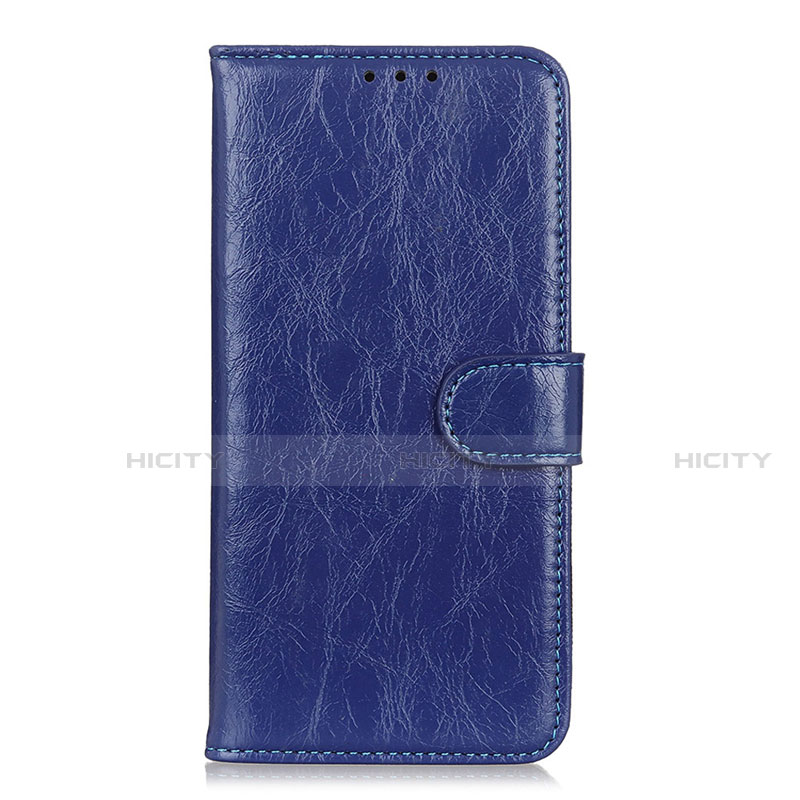 Custodia Portafoglio In Pelle Cover con Supporto L09 per Motorola Moto G Fast Blu