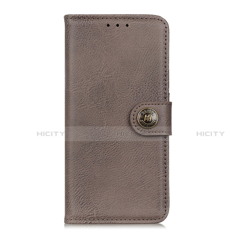 Custodia Portafoglio In Pelle Cover con Supporto L09 per Oppo A53 Grigio