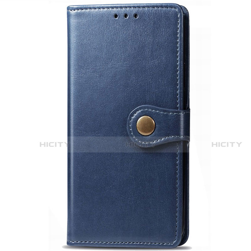 Custodia Portafoglio In Pelle Cover con Supporto L09 per Samsung Galaxy M31 Prime Edition Blu