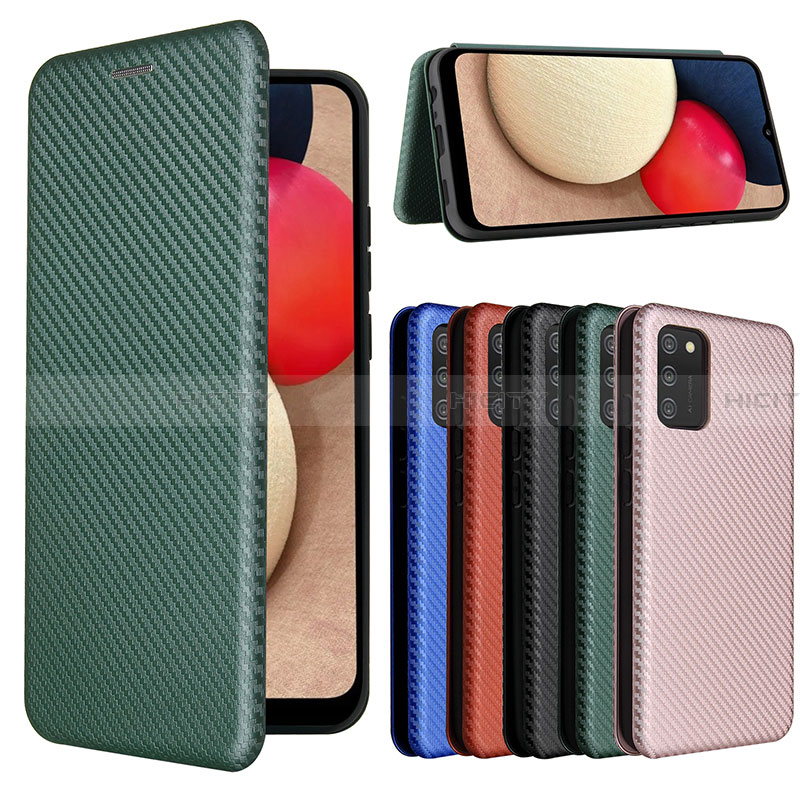 Custodia Portafoglio In Pelle Cover con Supporto L09Z per Samsung Galaxy F02S SM-E025F