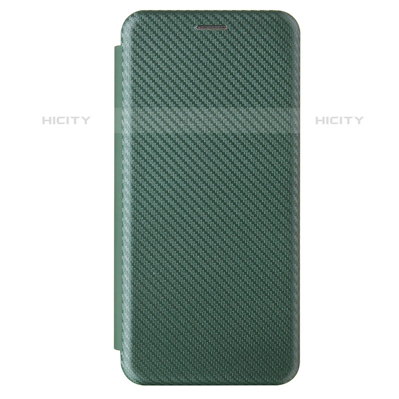 Custodia Portafoglio In Pelle Cover con Supporto L09Z per Samsung Galaxy M02s Verde