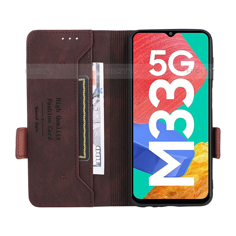 Custodia Portafoglio In Pelle Cover con Supporto L09Z per Samsung Galaxy M33 5G