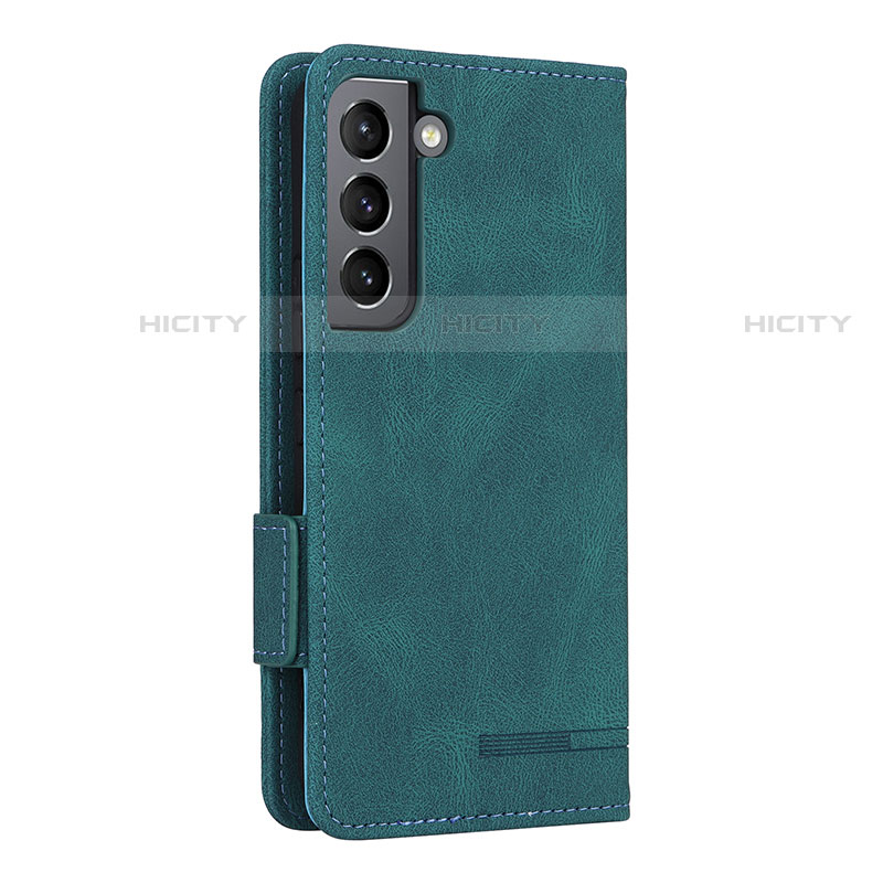 Custodia Portafoglio In Pelle Cover con Supporto L09Z per Samsung Galaxy S21 Plus 5G Verde