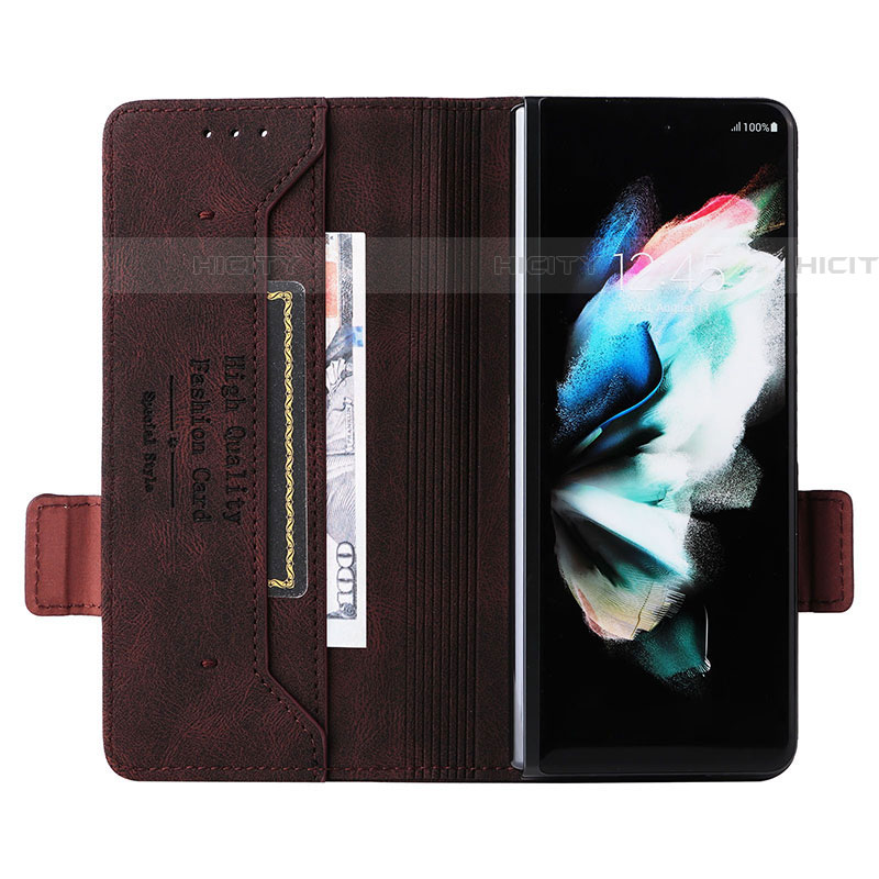 Custodia Portafoglio In Pelle Cover con Supporto L09Z per Samsung Galaxy Z Fold4 5G