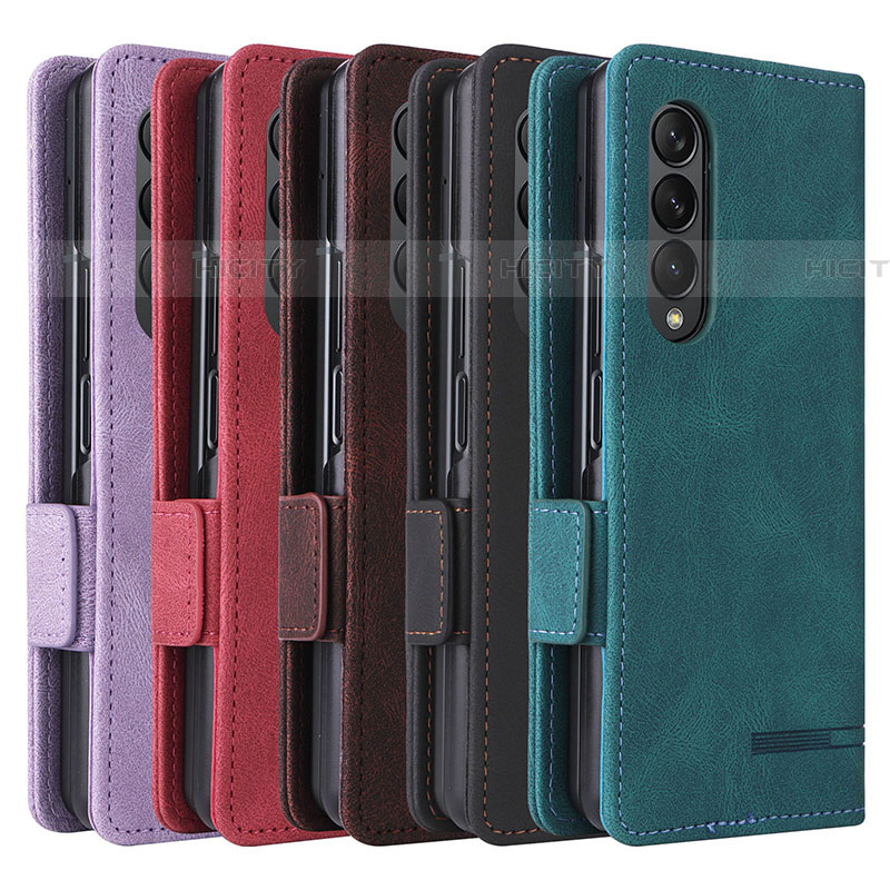 Custodia Portafoglio In Pelle Cover con Supporto L09Z per Samsung Galaxy Z Fold4 5G