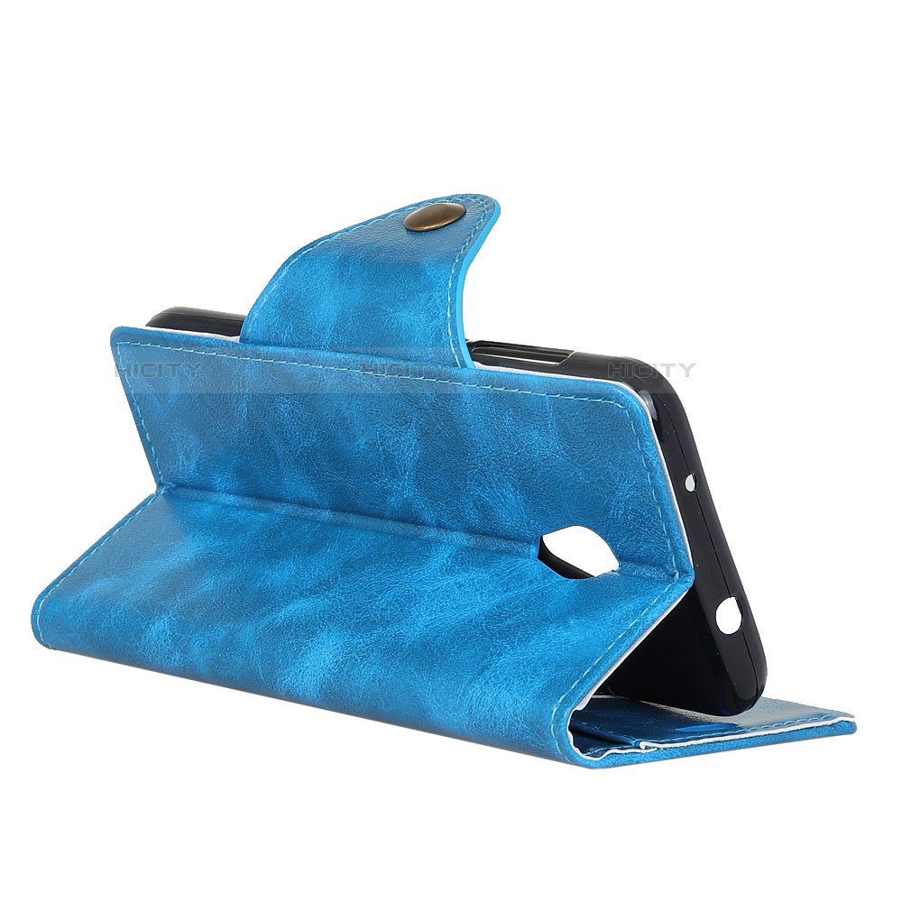 Custodia Portafoglio In Pelle Cover con Supporto L10 per Alcatel 1X (2019)