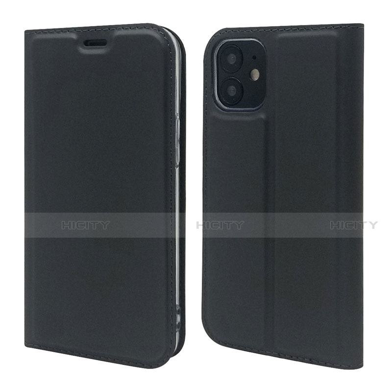 Custodia Portafoglio In Pelle Cover con Supporto L10 per Apple iPhone 12 Mini Nero