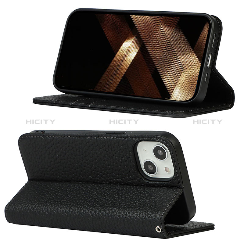 Custodia Portafoglio In Pelle Cover con Supporto L10 per Apple iPhone 15