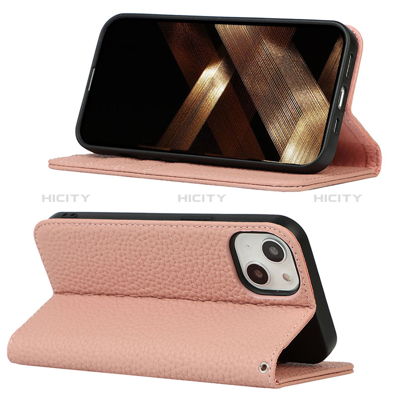 Custodia Portafoglio In Pelle Cover con Supporto L10 per Apple iPhone 15