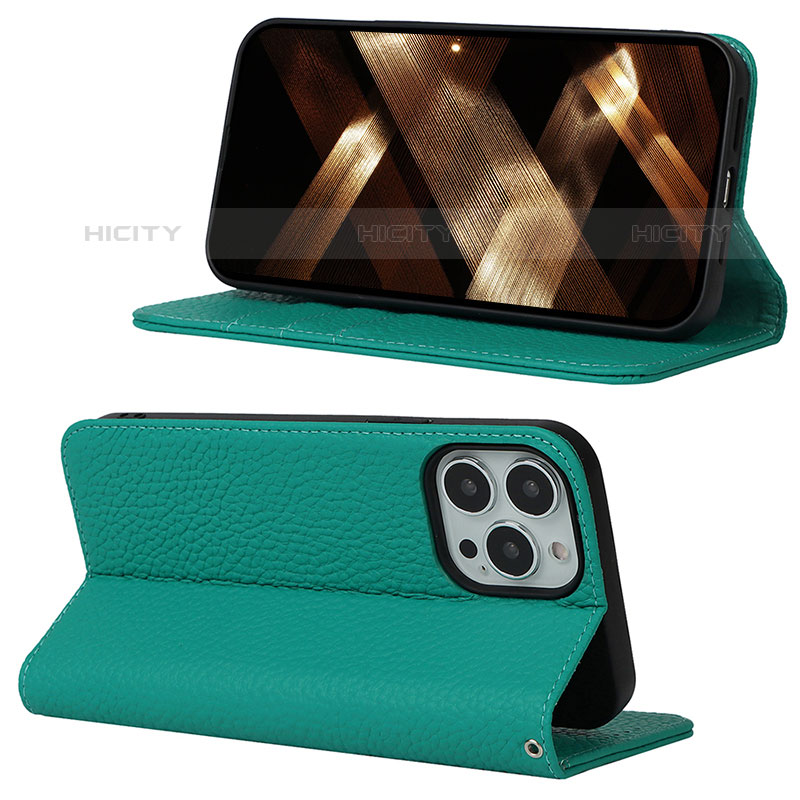 Custodia Portafoglio In Pelle Cover con Supporto L10 per Apple iPhone 15 Pro