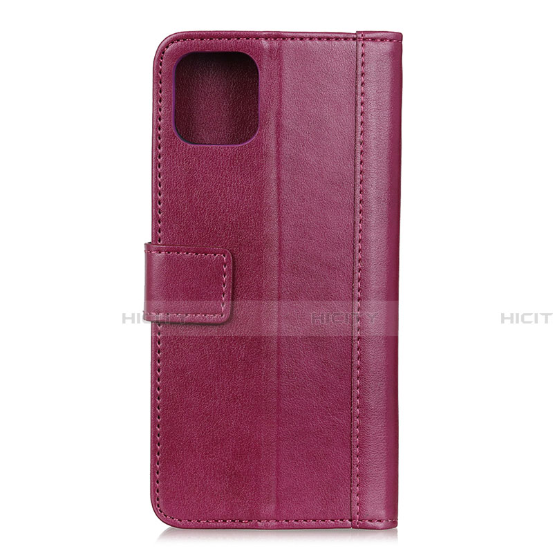 Custodia Portafoglio In Pelle Cover con Supporto L10 per Huawei Honor 30S Rosso Rosa