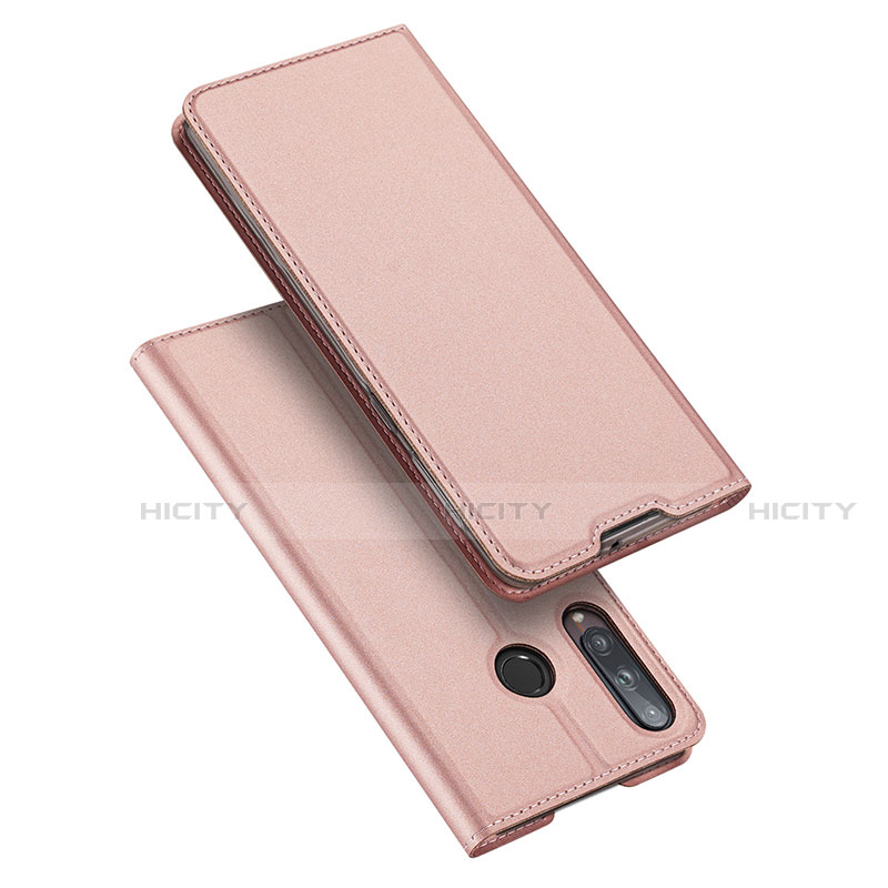 Custodia Portafoglio In Pelle Cover con Supporto L10 per Huawei Honor 9C Oro Rosa